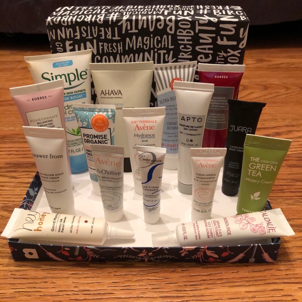 Beauty box facial hydration samples. Unopened.